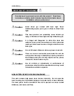 Preview for 3 page of QTX Light 152.740 User Manual