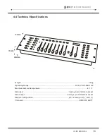 Предварительный просмотр 17 страницы QTX Light DM-X10 User Manual