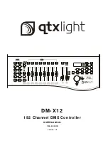 QTX Light DM-X12 User Manual preview