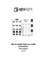 QTX Light DM-X3 User Manual preview