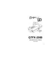 QTX Light FX QTFX-2000 User Manual preview