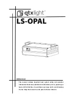 Предварительный просмотр 1 страницы QTX Light LS-OPAL User Manual