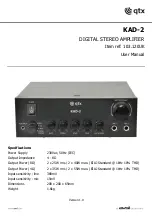 Preview for 1 page of Qtx 103.120UK User Manual