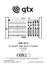Qtx DM-X24 User Manual preview