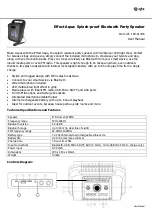 Qtx Effect Aqua User Manual preview