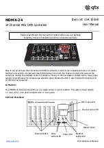 Qtx MDMX-24 User Manual preview