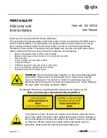 Qtx MINI GALAXY 152.767UK User Manual preview