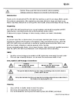 Предварительный просмотр 2 страницы Qtx QTFX-700 mkII User Manual