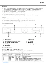 Предварительный просмотр 2 страницы Qtx Recharge Performer User Manual