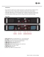 Preview for 3 page of Qtx SPL Series User Manual