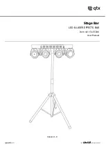 Qtx Stage Bar User Manual preview