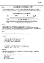 Preview for 2 page of Qtx Stage Bar User Manual