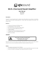 qtxsound 103.153UK User Manual preview