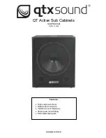 qtxsound QT15SA User Manual предпросмотр