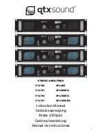 Preview for 1 page of qtxsound SPL400 Instruction Manual