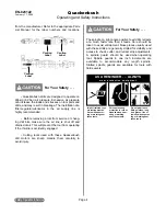 Preview for 4 page of Quackenbush 230QGDA Series Operating And Safety Instructions Manual