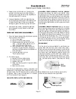 Preview for 9 page of Quackenbush 230QGDA Series Operating And Safety Instructions Manual