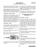 Preview for 11 page of Quackenbush 230QGDA Series Operating And Safety Instructions Manual