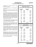 Preview for 13 page of Quackenbush 230QGDA Series Operating And Safety Instructions Manual