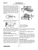 Preview for 16 page of Quackenbush 230QGDA Series Operating And Safety Instructions Manual