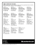 Preview for 80 page of Quackenbush 230QGDA Series Operating And Safety Instructions Manual