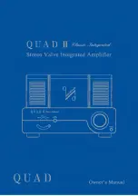 Preview for 1 page of Quad Electroacoustics QUAD II Classic Integrated Owner'S Manual