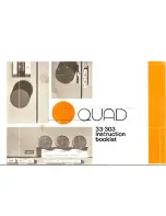 QUAD 33-303 Instruction Booklet preview