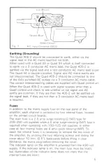 Предварительный просмотр 7 страницы QUAD 405-2 Instruction Book