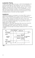 Preview for 10 page of QUAD 405-2 Instruction Book