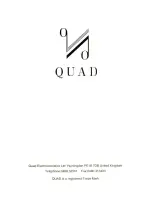 Preview for 11 page of QUAD 606 Instruction Book