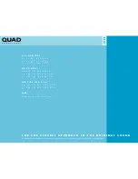 Предварительный просмотр 10 страницы QUAD CONCOURSE Q - REV 1 Instruction Booklet