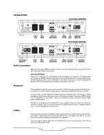 Preview for 5 page of QUAD Elite Mono Owner'S Manual