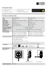 Preview for 2 page of QUAD QLH-WCH-1800 Installation Instructions