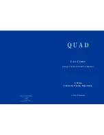 QUAD Speaker User Manual preview