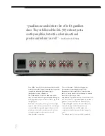 Предварительный просмотр 8 страницы QUAD Vaccume Tube Amplifier Systems Brochure & Specs