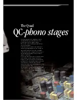 Preview for 11 page of QUAD Vaccume Tube Amplifier Systems Brochure & Specs