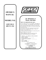 Предварительный просмотр 24 страницы QuadBoss L113-335001 Owner'S Manual