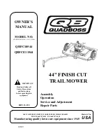 QuadBoss QBFC10544 Owner'S Manual предпросмотр