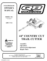 QuadBoss QBRC11544 Owner'S Manual предпросмотр