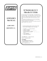 Preview for 20 page of QuadBoss QBRT18552 Owner'S Manual