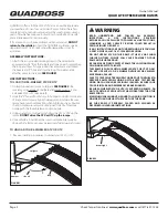 Preview for 2 page of QuadBoss Quadlite Xtreme Arch Ramps Owner'S Manual