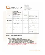 Предварительный просмотр 17 страницы Quaddrix QT-500 Series User Manual