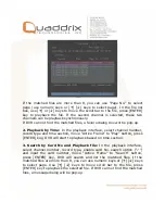 Предварительный просмотр 34 страницы Quaddrix QT-500 Series User Manual