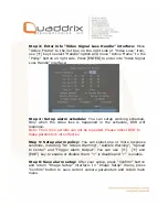 Preview for 62 page of Quaddrix QT-500 Series User Manual