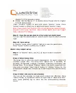 Preview for 79 page of Quaddrix QT-500 Series User Manual