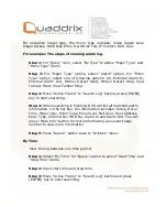 Preview for 107 page of Quaddrix QT-500 Series User Manual