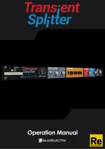 Quadelectra Transient Splitter Operation Manual preview