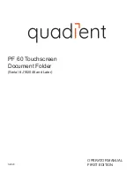 Preview for 1 page of quadient PF-60 Operator'S Manual