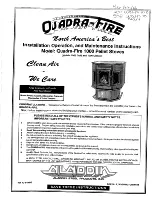 Preview for 1 page of Quadra-Fire 1000 Gold Installation Operation & Maintenance