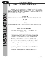 Preview for 10 page of Quadra-Fire 2100-I Installation, Operation & Maintenance Instructions Manual